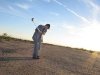 Happy Jim Golfing Slab City Gopher Flats