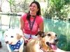 Fulltime RVer Lori with travelling pups
