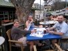 Dining al fresco at Brew Y Que, Austin TX