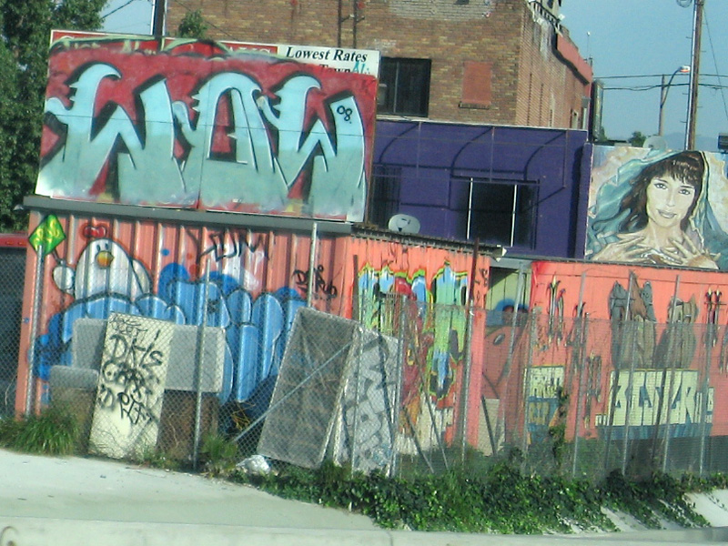 Graffiti Artists Los Angeles. Driving around Los Angeles,