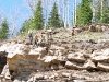 Avalanche prevention team causing avalanches on HWY 550