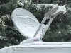 Snowy MotoSat F2 Satellite Internet dish at Williams Creek