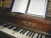 Old piano in the Vickers Ranch rec hall