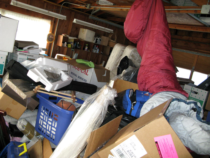 accumulation of stuff when living in a in stick house