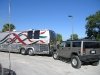 07. Custom RV bus towing the Hummer Toad