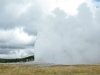 Old Faithful Erupts Yellowstone National Park