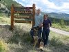 Alferd Packer Masacre Site Jim, Rene and Tripawd Wyatt