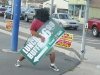 jammin dude sidewalk board job 