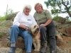 Carole Robin and Falcon visit Jerry's Acres