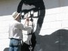 Painting Mural at Roy Orbison Museum Wink Texas