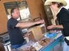 Rene enjoys Carlos Medina chile tasting ritual at Chimayo, NM