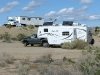 RV Trucker Bernie Overlooks Agreda Mobile HQ on the Slabs