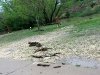 Flooded campsite morning after Guadalupe River RV Park evacuation