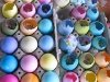 Colorful Cascarones Confetti Filled Easter Eggs