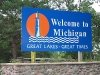 Michigan Welcome Sign