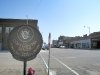 The North-South Continental Divide in Downtown Britton, SD