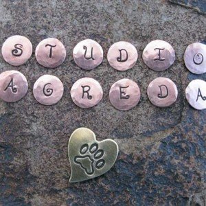 Making Jewelry and Money while Full-time RVing custom hand stamped metal jewelry