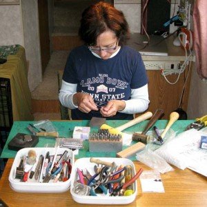 Evolution of a Full-time RVing Lifestyle Renes-RV-Jewelry-Workspace