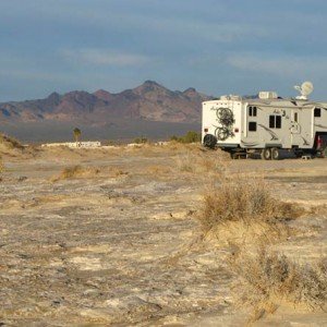 Our Extreme RVing Snowbird Season Wild-Tub-RV-Boondocking-Tecopah-CA