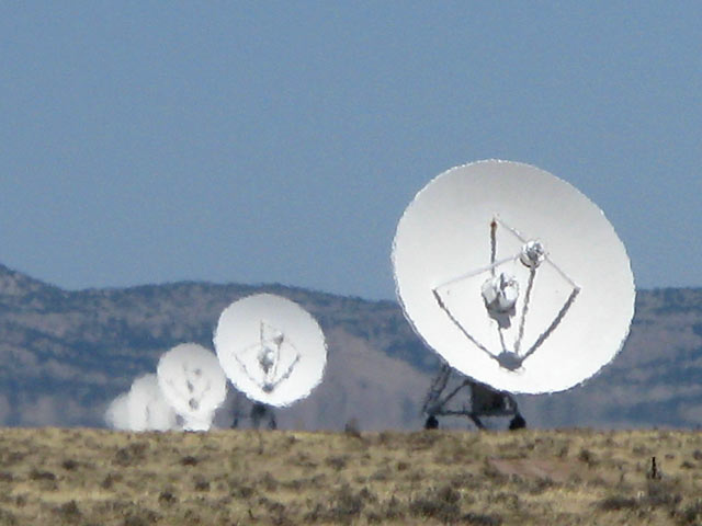 Very Large Array Satellite Dishes