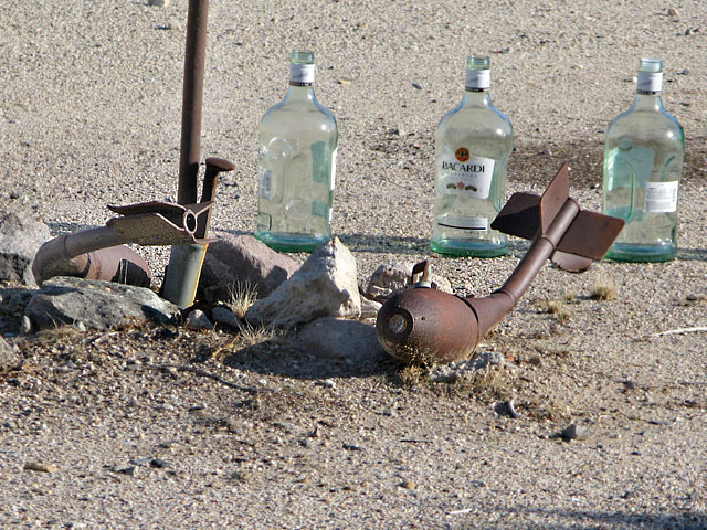Unexploded Ordnance at Slab City Library