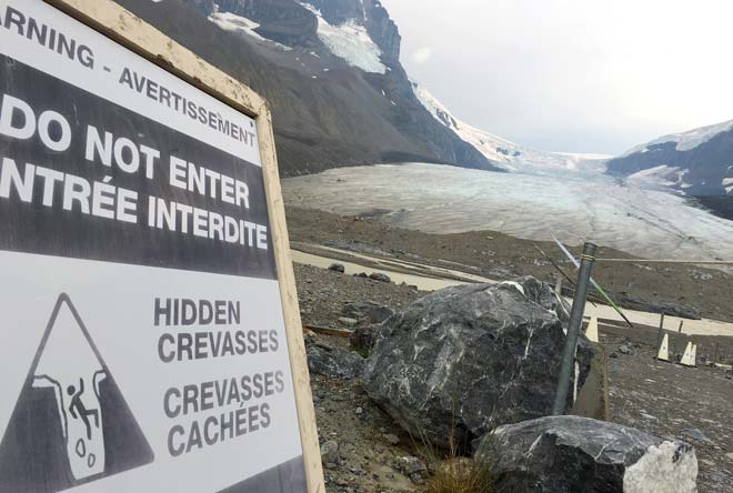 Columbia Icefields Climate Change Reality Check