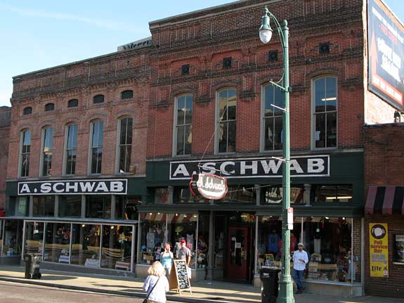 A Schwab Mercantile Sign Beale Street Memphis, TN