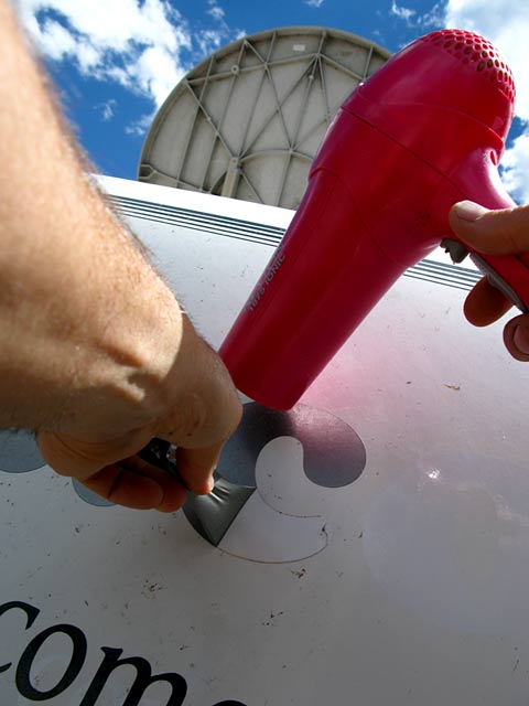 How To Remove Vinyl Lettering From RV