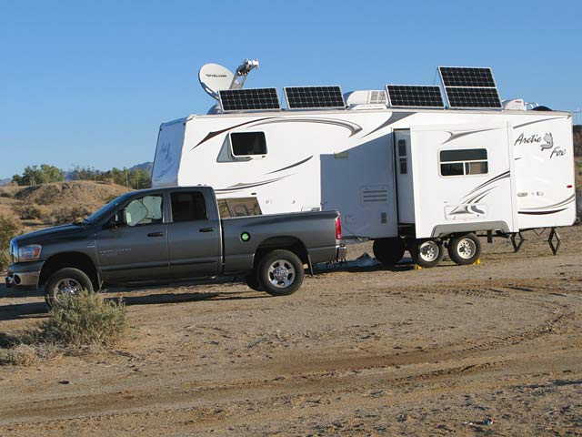 LiveWorkDream Mobile Office with Solar and Satellite Internet