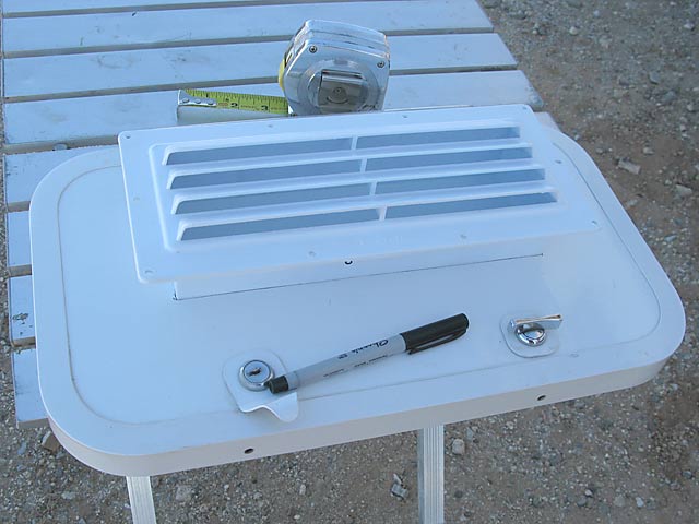 RV Solar Battery Cabinet Vent DIY Project