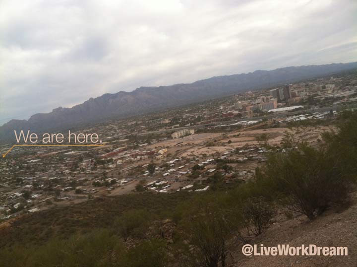 View from A Mountain Tucson, AZ