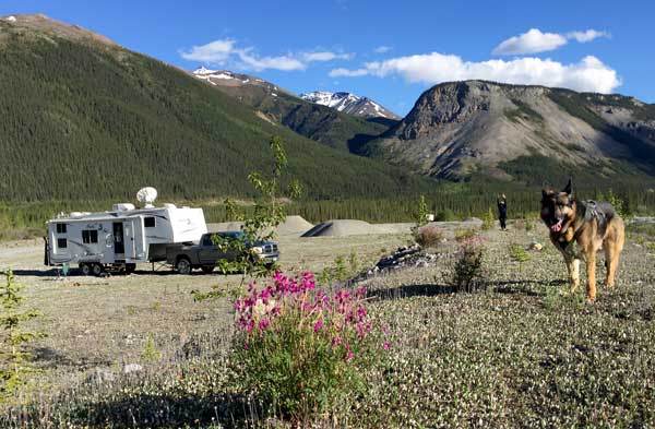 RVing and Working from the Alaska Highway