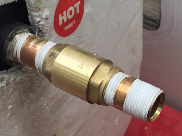 How to Extract Broken Check Valve from RV Water Heater