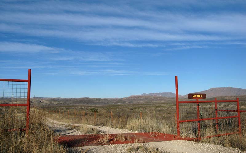 Elephant Mountain Texas WMA Boundary Sign