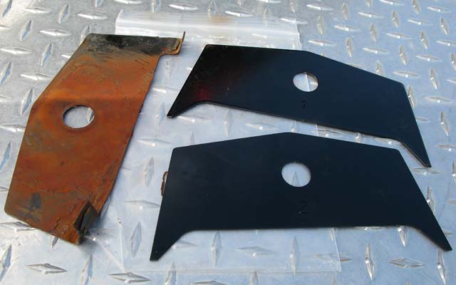 Old and New Rocker Arm Shims