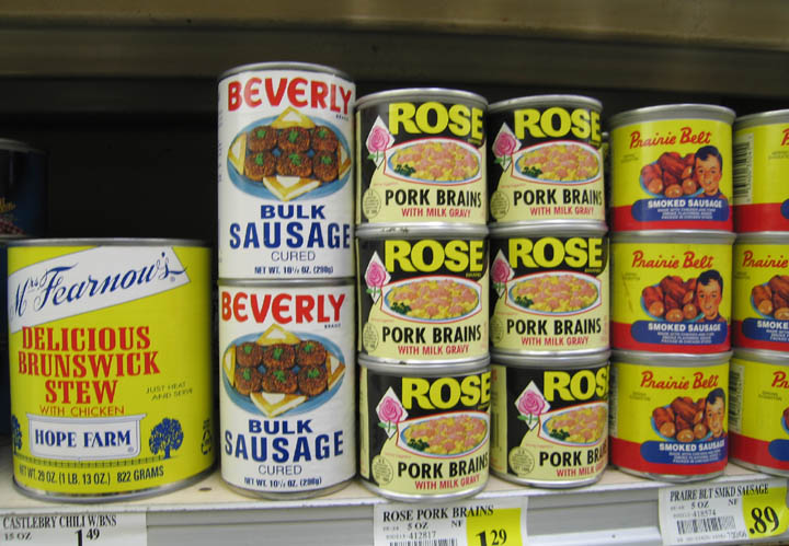 Potted meat and local southern foods