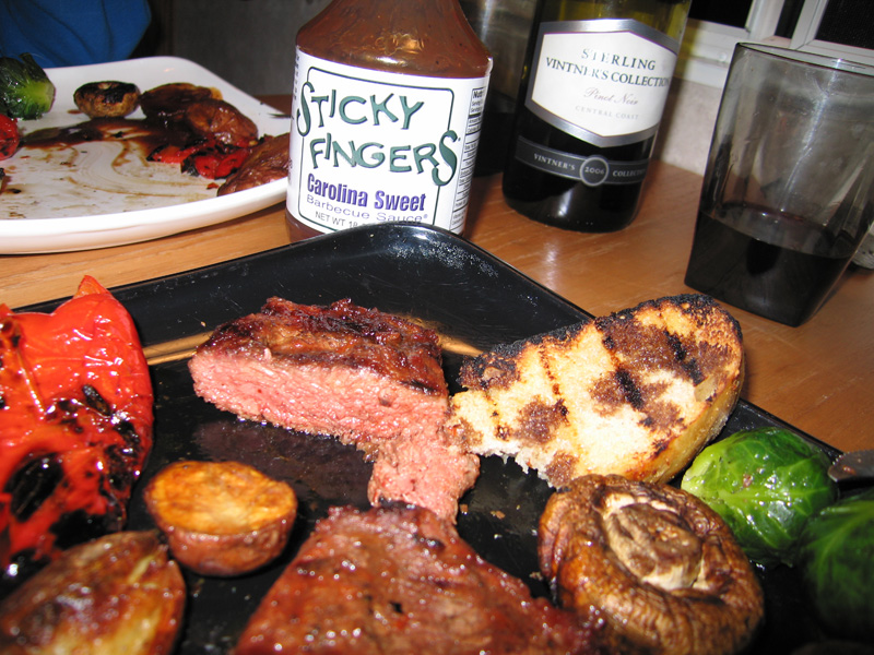 Steaks and Sticky Sauce