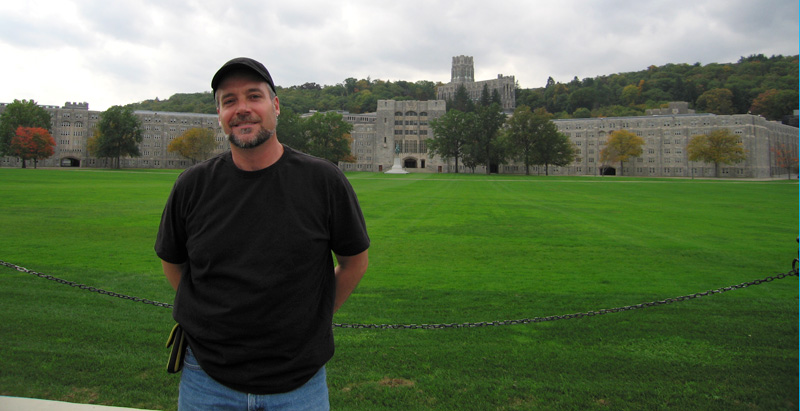 Jim, Jr. at West Point